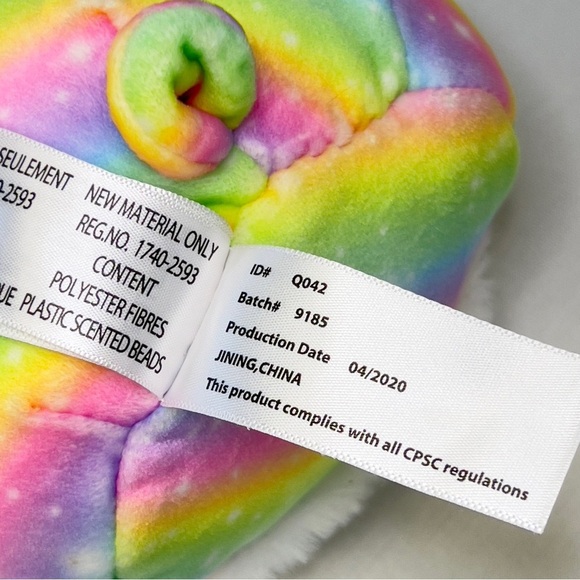 Squishmallow Rainbow Bailey Llama 5 Inch Super Soft Plush Furry Belly - Picture 7 of 8